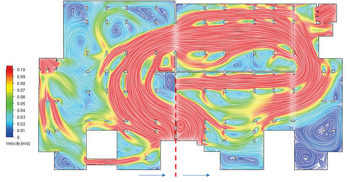Study shows CFD airflow stimulations can help enhance cleanroom contamination control
